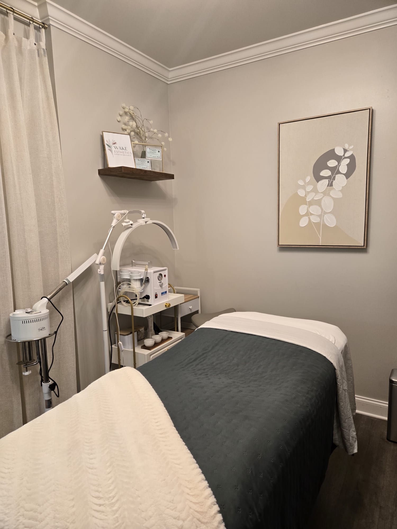 Midtown Esthetics treatment room in Raleigh, NC